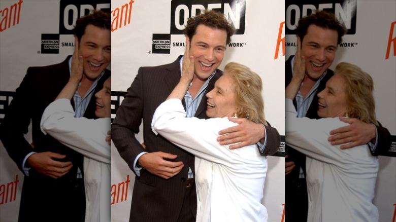 Rocco DiSpirito with his mom, Nicolina DiSpirito