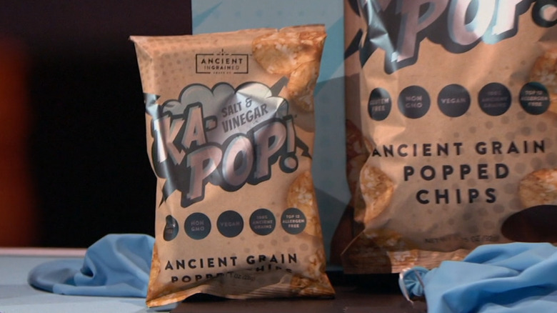 Bags of Ka-Pop! salt and vinegar chips