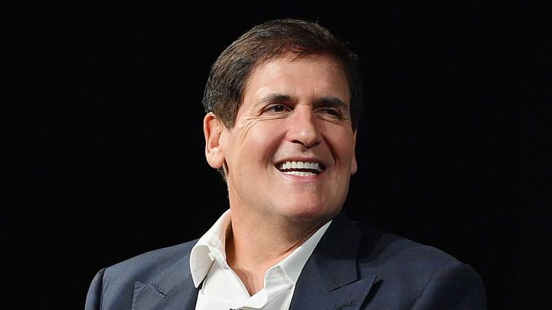 Close up of billionaire entrepreneur and Shark Mark Cuban