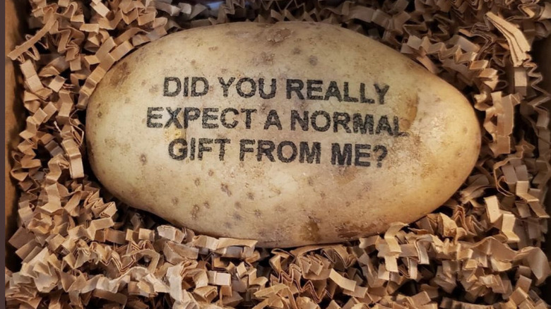 Potato Parcel gag gift