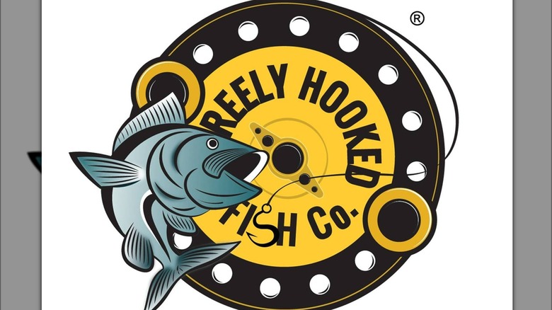 Reely Hooked Fishing Co. logo