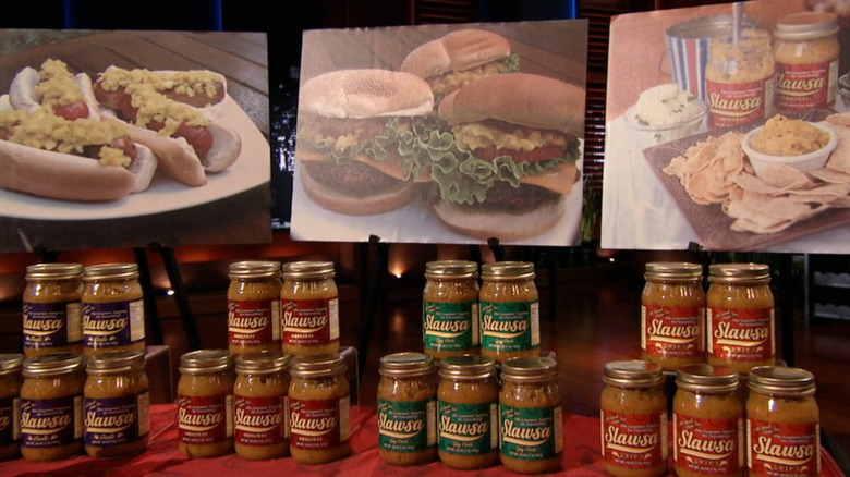 Jars of Slawsa on "Shark Tank"