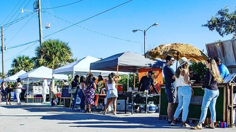 The Bang Shack at a farmers' market