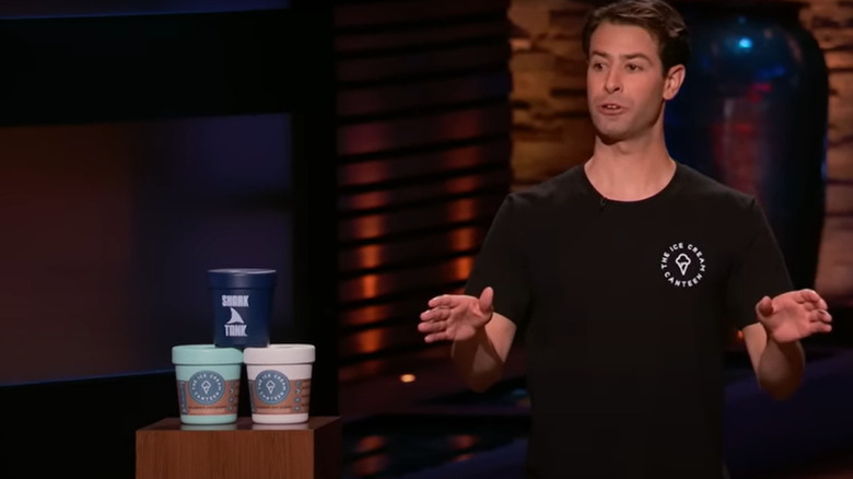 Jordan Stern on Shark Tank with Ice Cream Canteen