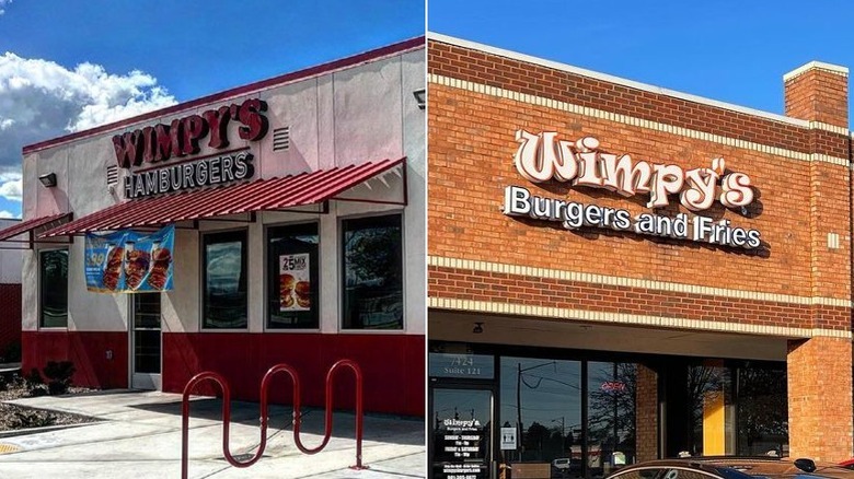 Side by side of Wimpy spinoffs in the U.S.