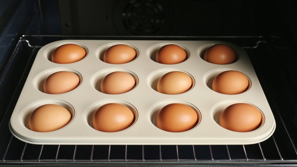 whole eggs in muffin tin