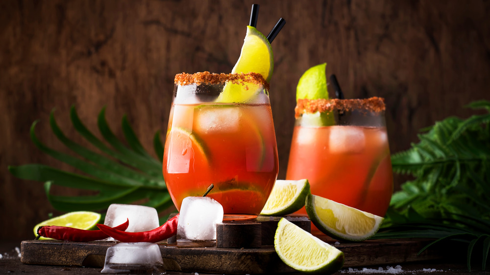 Micheladas and ingredients