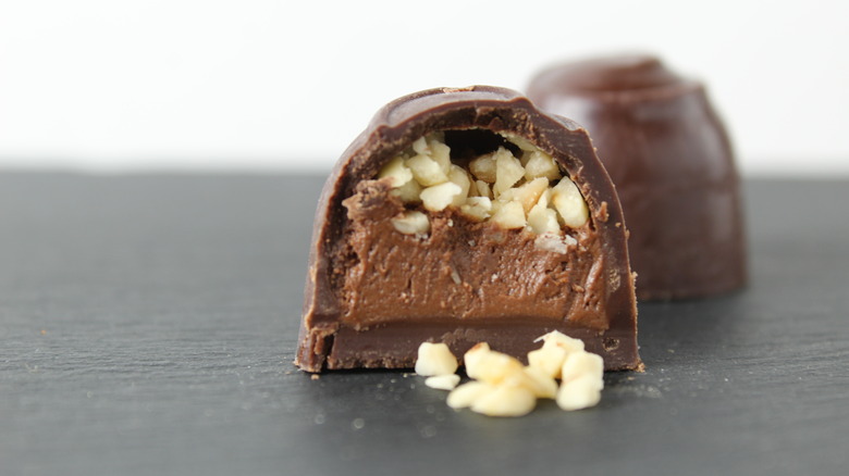 Belgian-style chocolate pralines