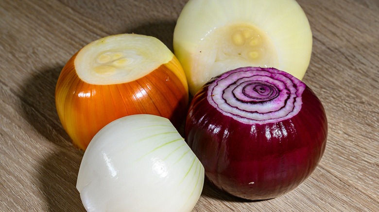assorted onions