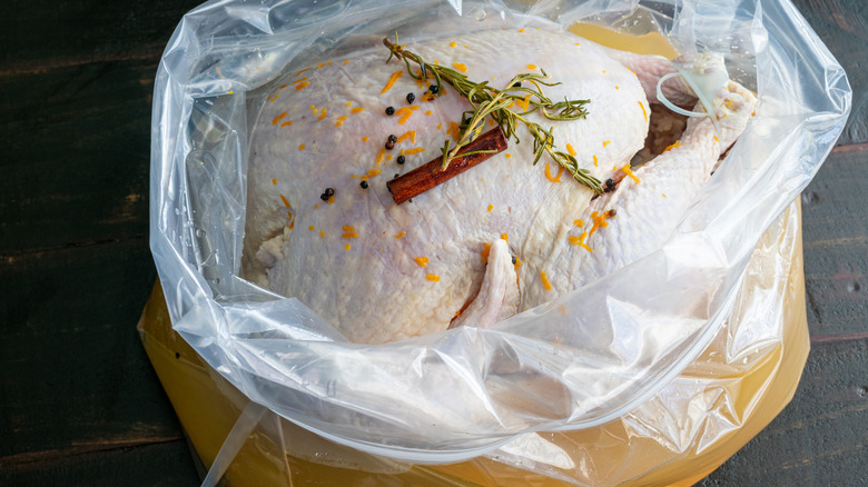 brining a turkey