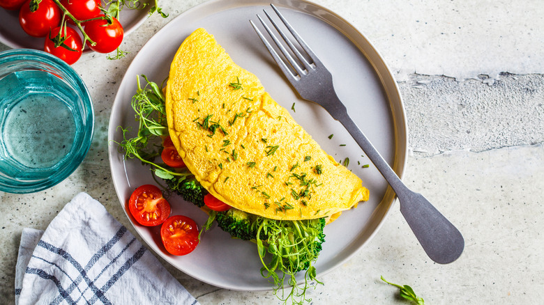 chickpea flour omelet