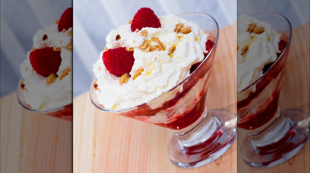 Single serving of cranachan