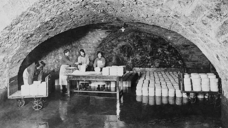 French cheese caves