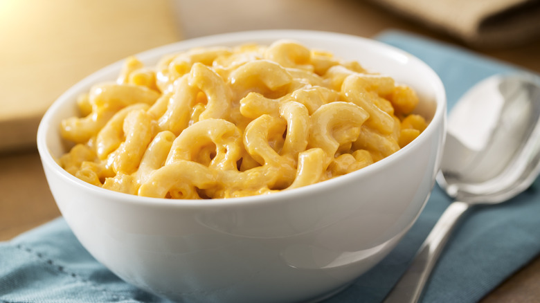 Bowl of macaroni and cheese