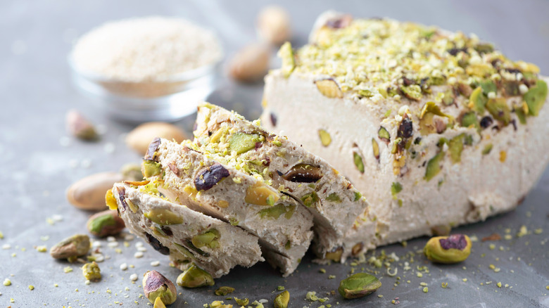 pistachio halva