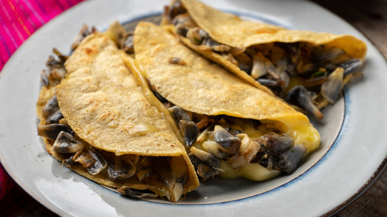 Huitlacoche quesadillas