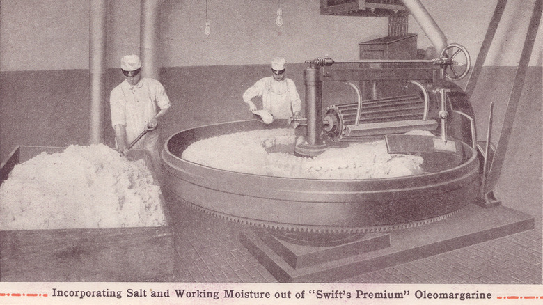 Early margarine production