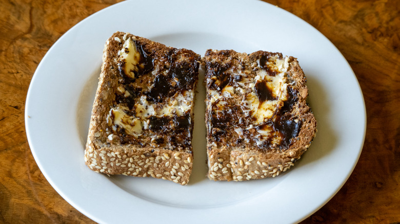 Marmite on toast