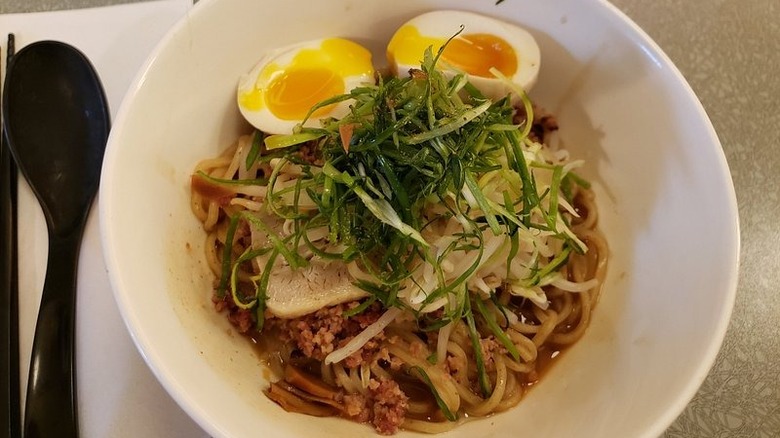 bowl of mazesoba