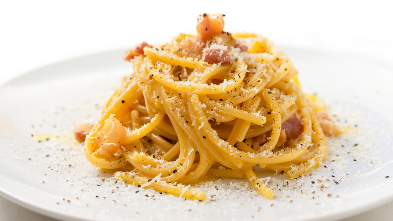 Carbonara with pecorino