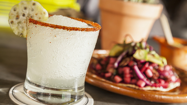 Prickly pear cocktail