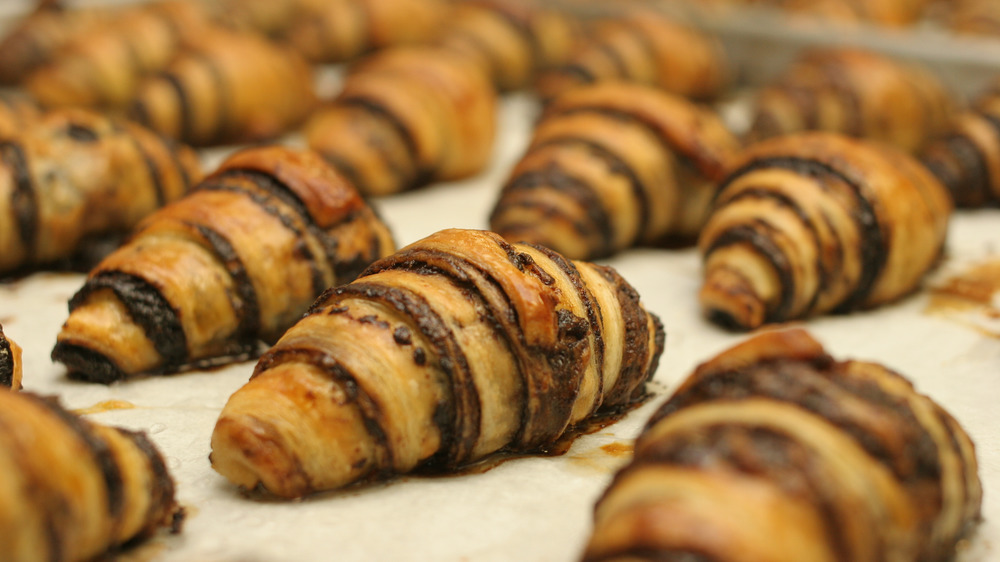 Rugelach on a tray