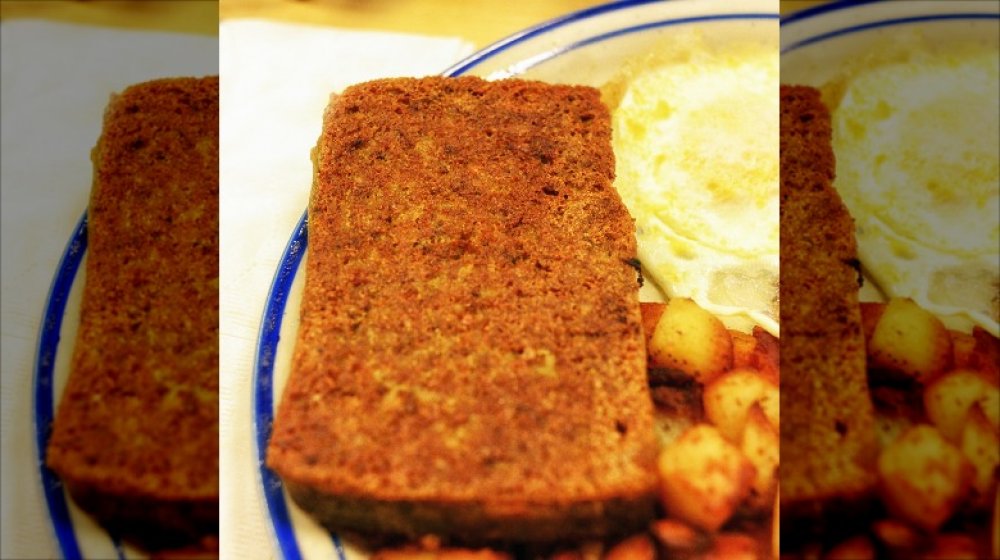 Scrapple and eggs