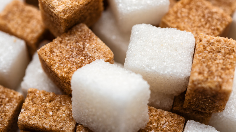 Types of sugar cubes