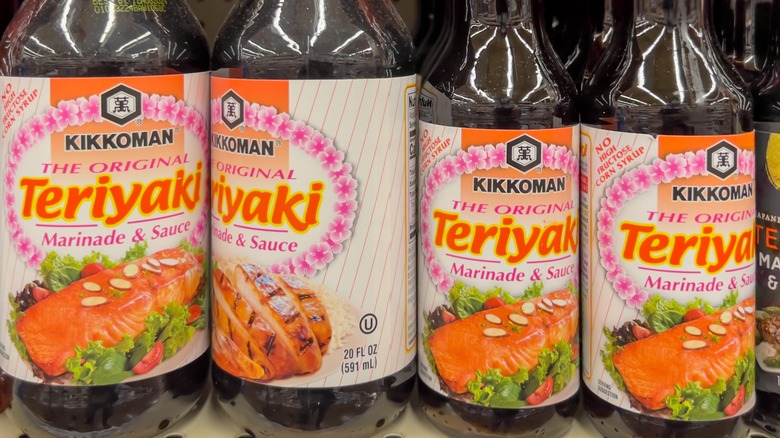 bottled teriyaki sauce in store