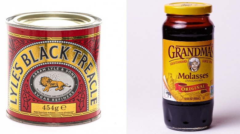 treacle tin and molasses jar