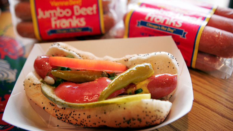 Vienna Beef hot dog