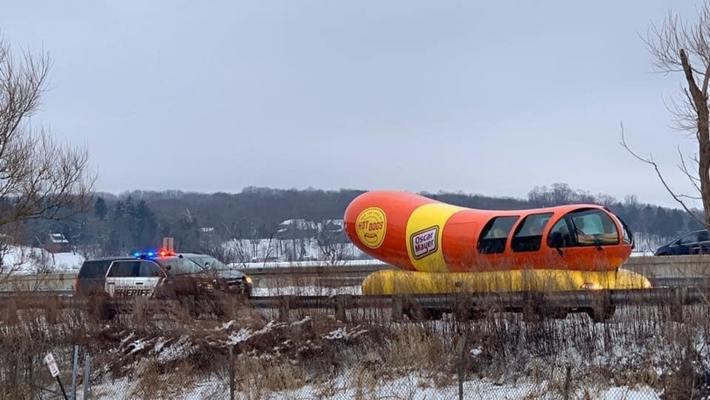 Wienermobile pulled over by police