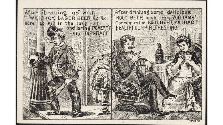Vintage root beer advert