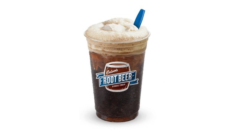 Culver's root beer float