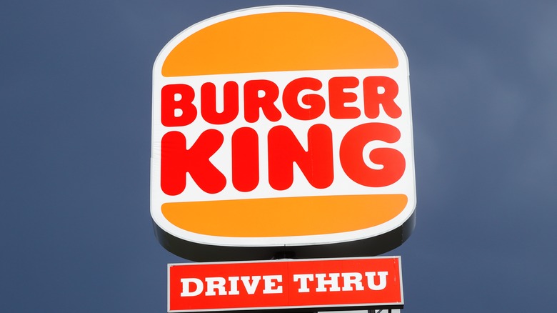 Burger King sign