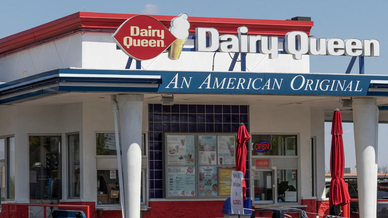 storefront of Dairy Queen walk-up location