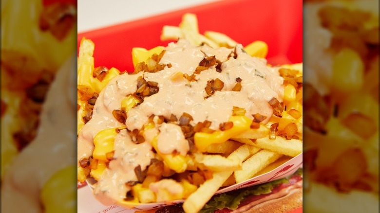 Animal style french fries