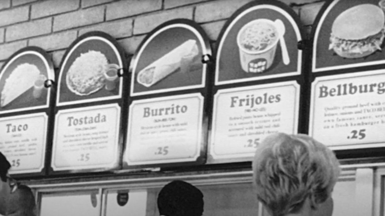 Taco Bell's menu in the '70s