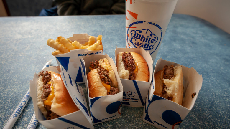 White Castle slider stacks 