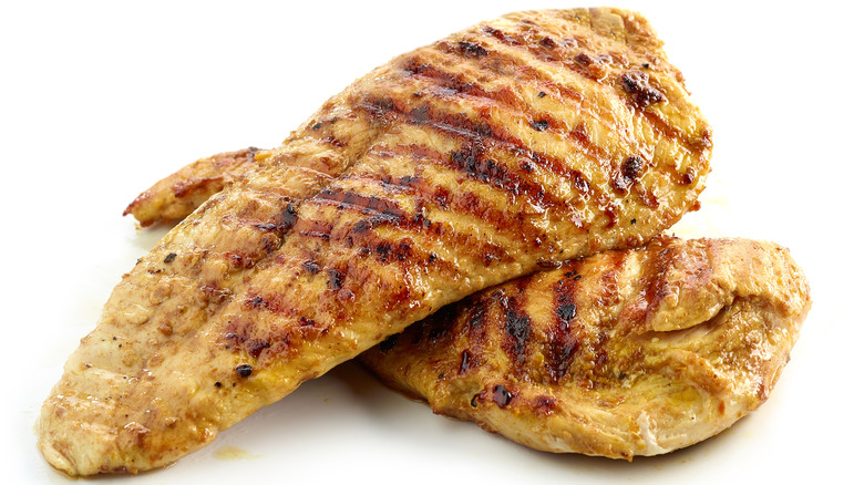 Cooked chicken breast