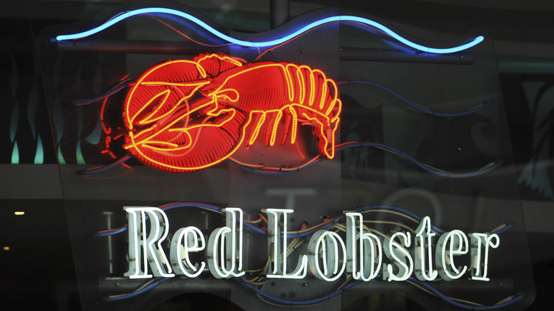 neon Red Lobster sign