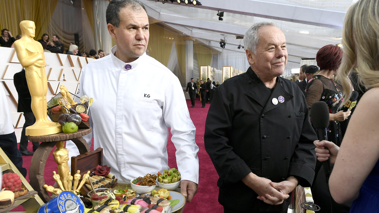 Wolfgang Puck on the Oscars red carpet