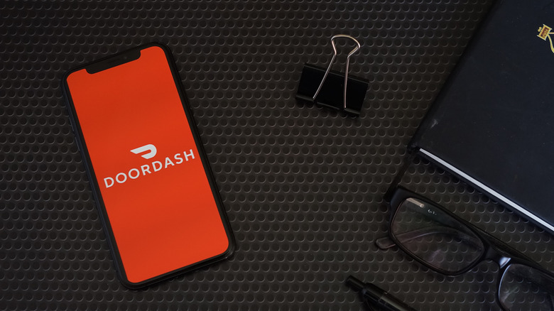 DoorDash app on a smartphone