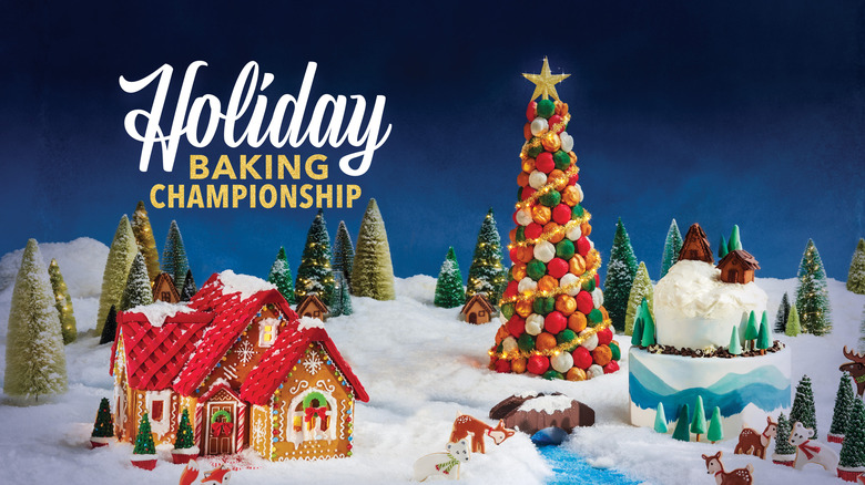 A poster for the first season of Bobby Dean's "Holiday Baking Championship"