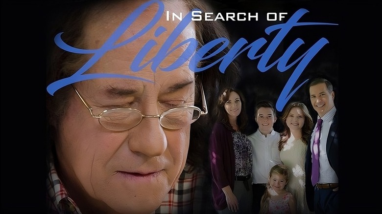 A poster for the movie "In Search of Liberty" featuring Bobby Dean