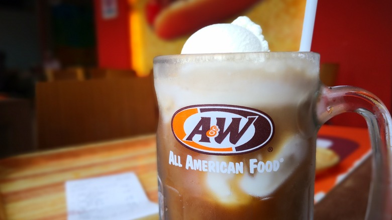 A&W root beer float