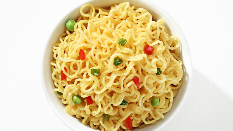 pasta with peas and peppers