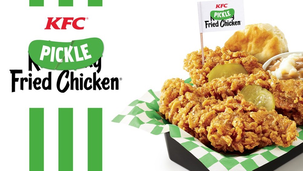 KFC pickle fried chicken