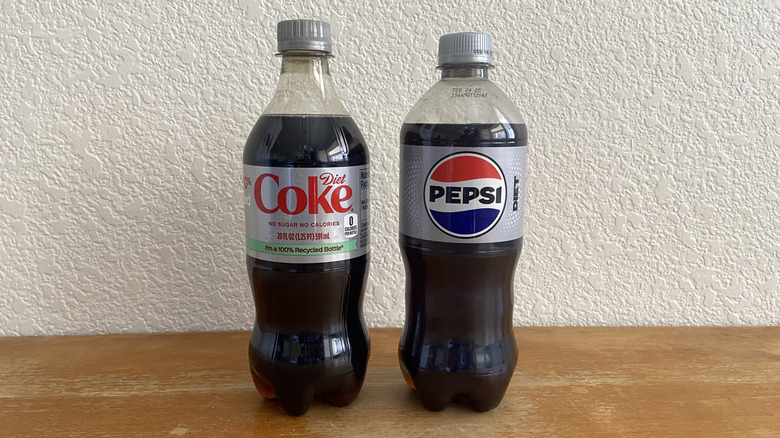 Diet Coke and Diet Pepsi