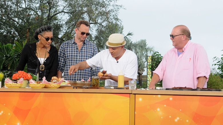 The cast of The Chew